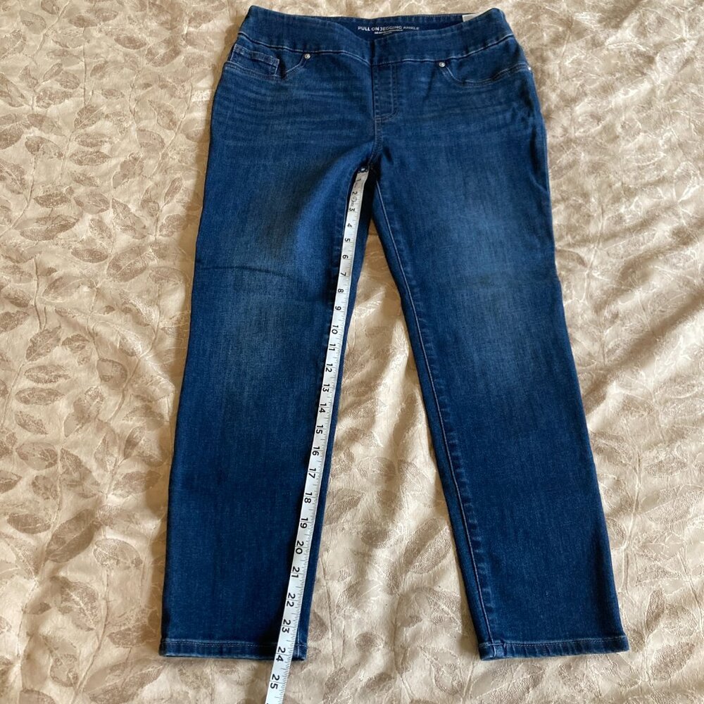 Chico's Pull-On Ankle Jegging Inverness Indigo Size 0 Regular - NWT - Picture 5 of 16
